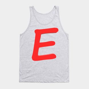 Letter E Tank Top